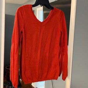 Burnt orange sweater